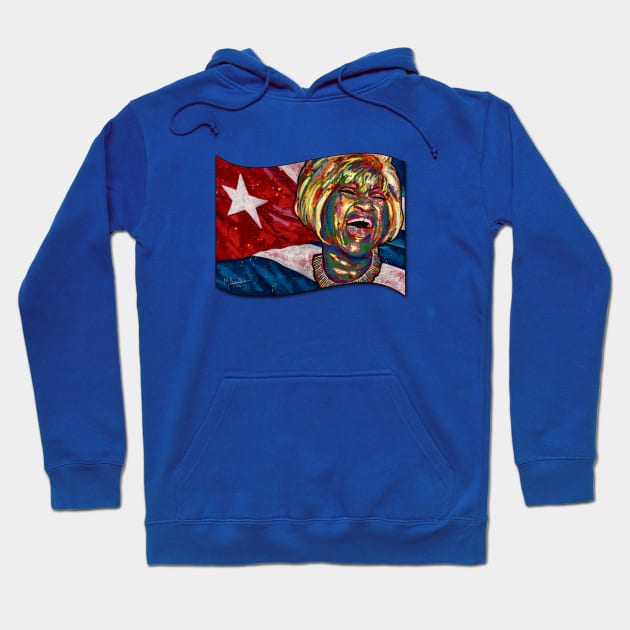 Celia Cruz Cuba Hoodie by marengo